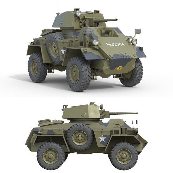 Humber Armoured Car - 3DOcean Item for Sale