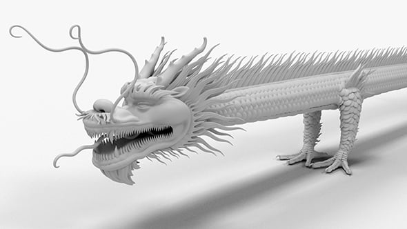 Asia Dragon - 3DOcean Item for Sale