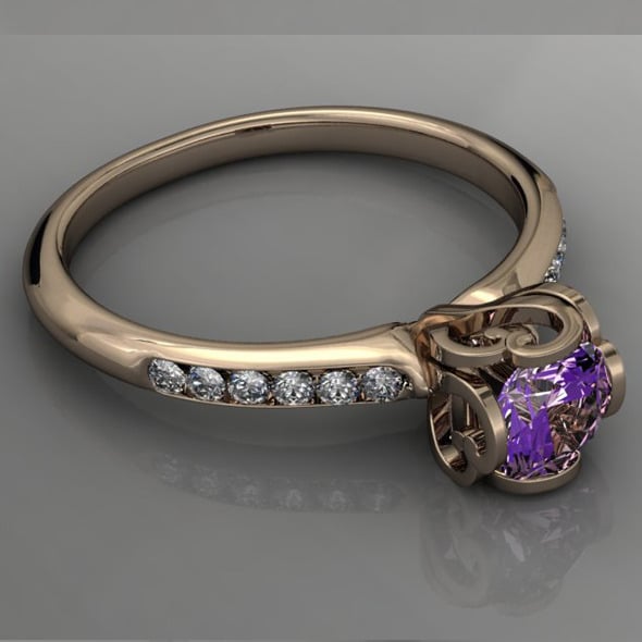 Diamond Ring NRC11 - 3DOcean Item for Sale