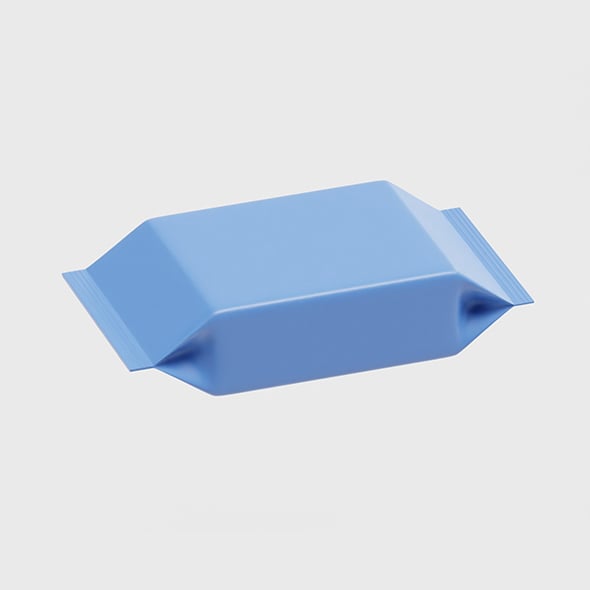 Wet wipes pack - 3DOcean Item for Sale