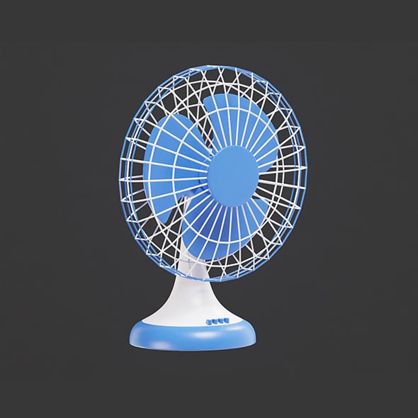 Table fan - 3DOcean Item for Sale
