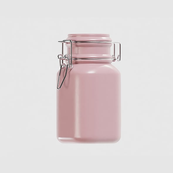 Kitchen glass jar - 3DOcean Item for Sale