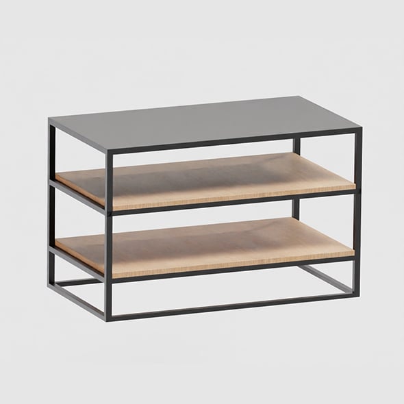 wooden shelf - 3DOcean Item for Sale