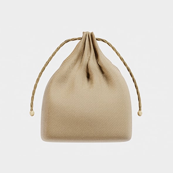 Jute bag - 3DOcean Item for Sale