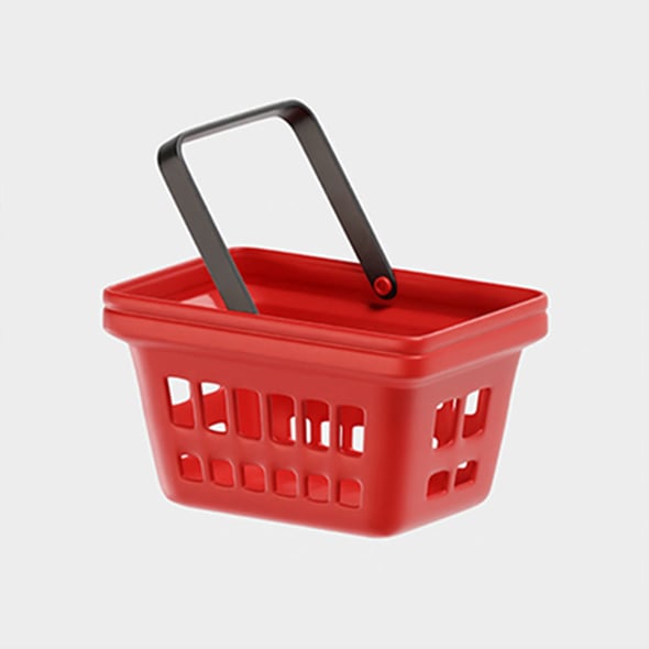 Shopping basket - 3DOcean Item for Sale