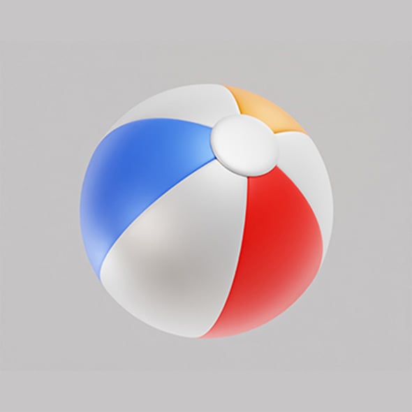 Beach Ball - 3DOcean Item for Sale