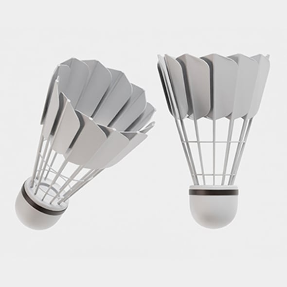 Badminton Shuttlecock - 3DOcean Item for Sale