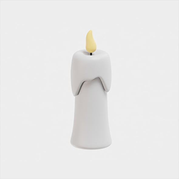 Candle - 3DOcean Item for Sale