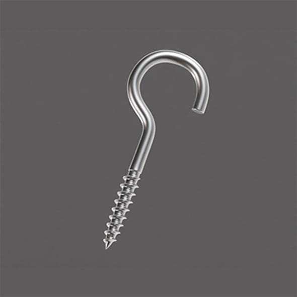 Screw hooks - 3DOcean Item for Sale