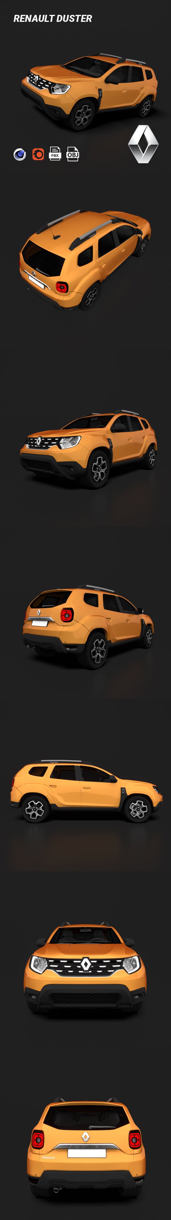 Renault Duster - 3DOcean Item for Sale