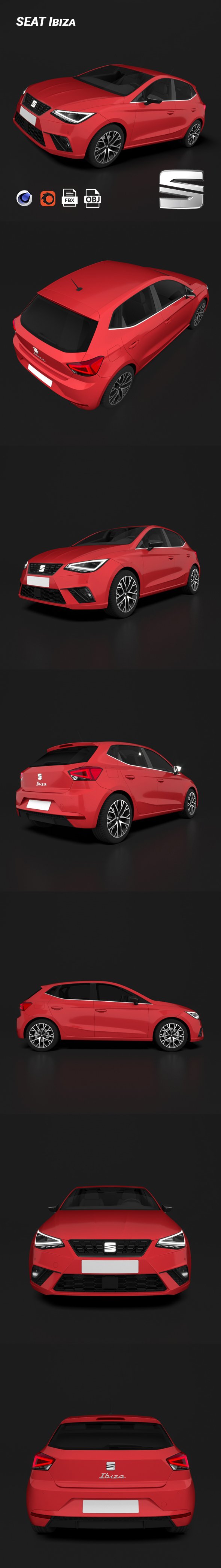 SEAT Ibiza - 3DOcean Item for Sale