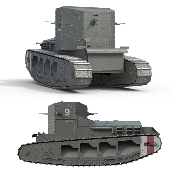 Medium Mark A Whippet - 3DOcean Item for Sale