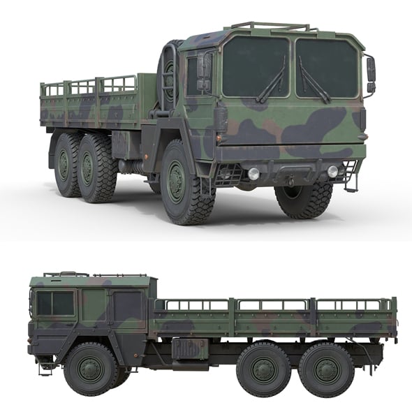 Off Road Transport Truck - 3DOcean Item for Sale