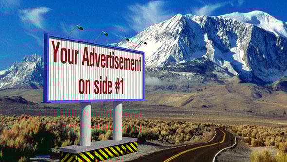 Animated Rotating Billboard - 3DOcean Item for Sale