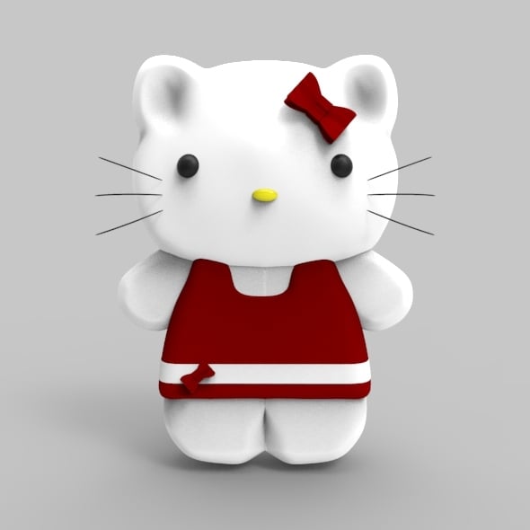 Hello Tikky 3D Model and Base Mesh - 3DOcean Item for Sale