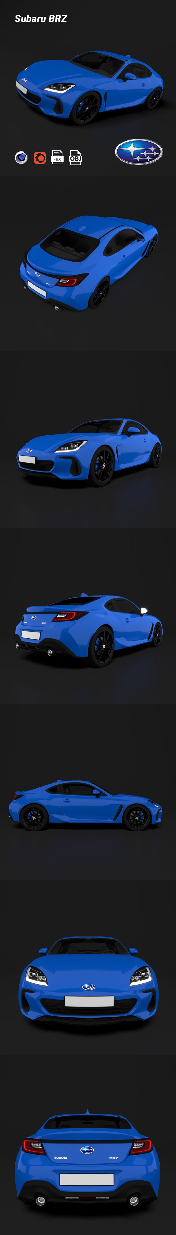 Subaru BRZ - 3DOcean Item for Sale