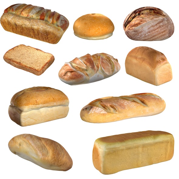 Bread Pack of 10 - 3DOcean Item for Sale