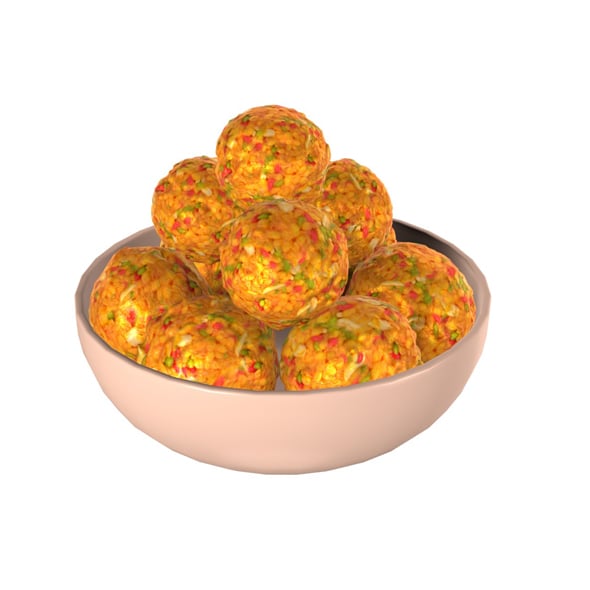 Laddu Indian Sweets - 3DOcean Item for Sale