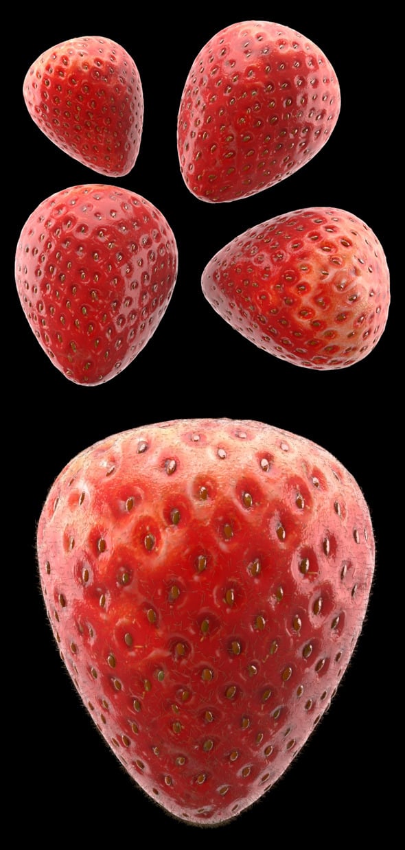 Strawberry - 3DOcean Item for Sale