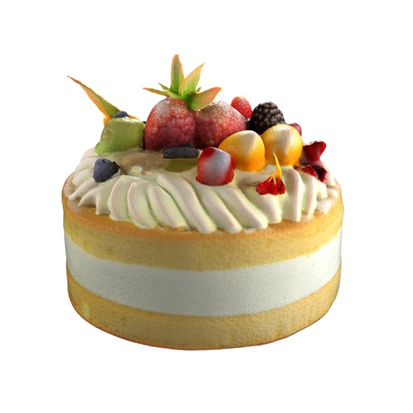 Fruit Cake - 3DOcean Item for Sale