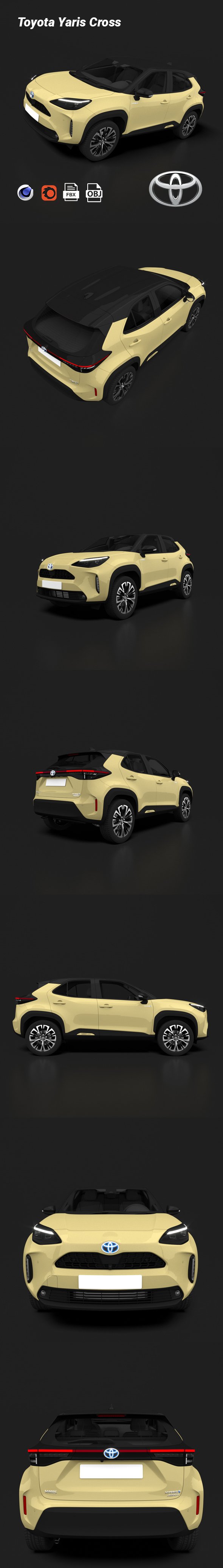 Toyota Yaris Cross - 3DOcean Item for Sale