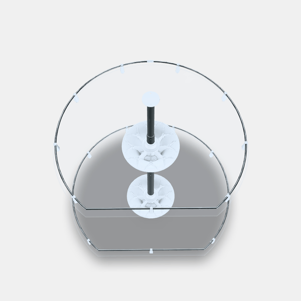 UTRUSTA Wall corner cabinet carousel - 3DOcean Item for Sale