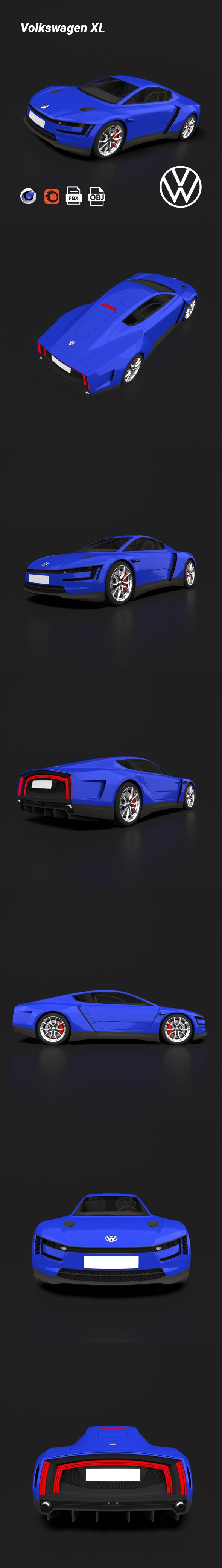 Volkswagen XL - 3DOcean Item for Sale