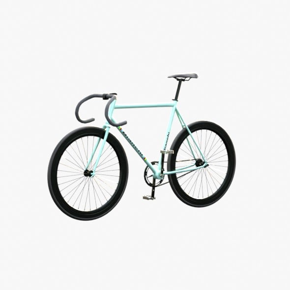 Bianchi Fixed Bike - 3DOcean Item for Sale