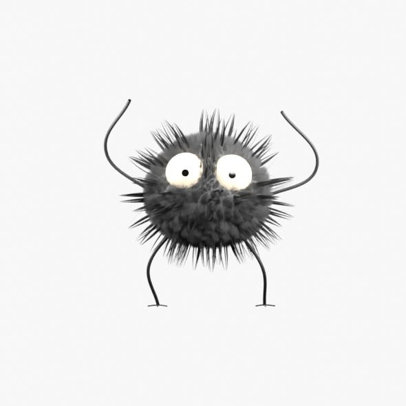 Soot Sprite - 3DOcean Item for Sale