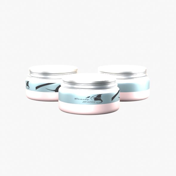 Cosmetics Face Cream - 3DOcean Item for Sale