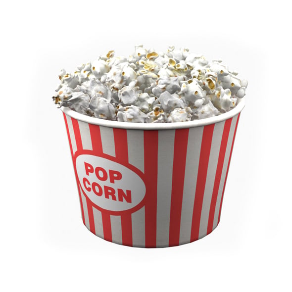 Popcorn Box 2 - 3DOcean Item for Sale