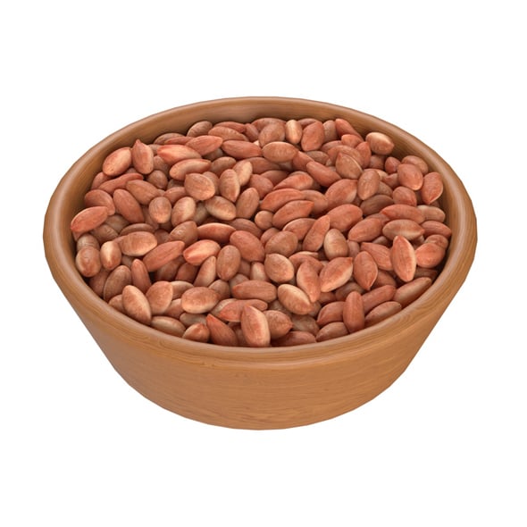 Peanut Kernel Brown Bowl - 3DOcean Item for Sale