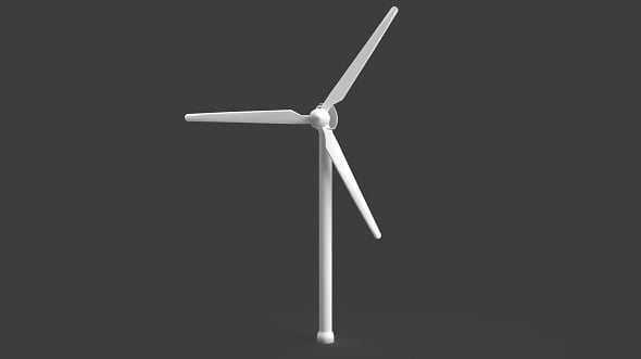 Generic Wind Power Turbine - 3DOcean Item for Sale