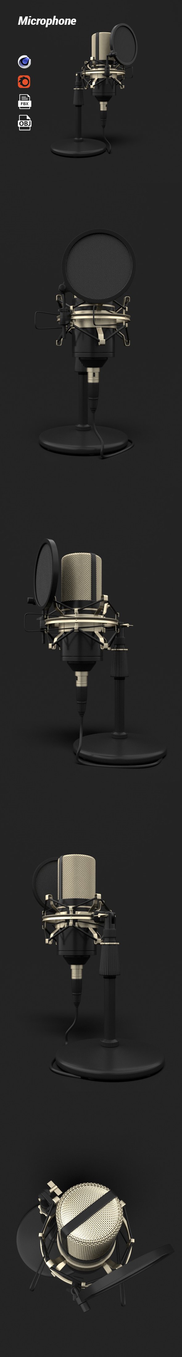 Microphone - 3DOcean Item for Sale