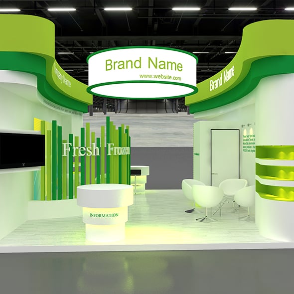 3d Stand - 3DOcean Item for Sale