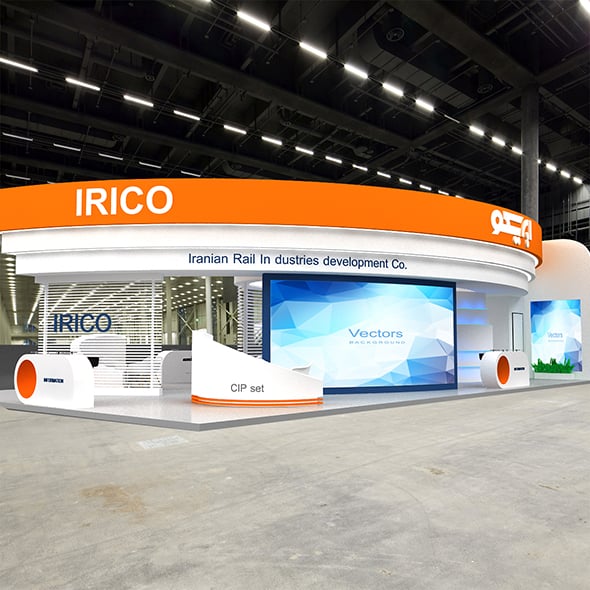 3D Exhibition Booth Model - 3DOcean Item for Sale