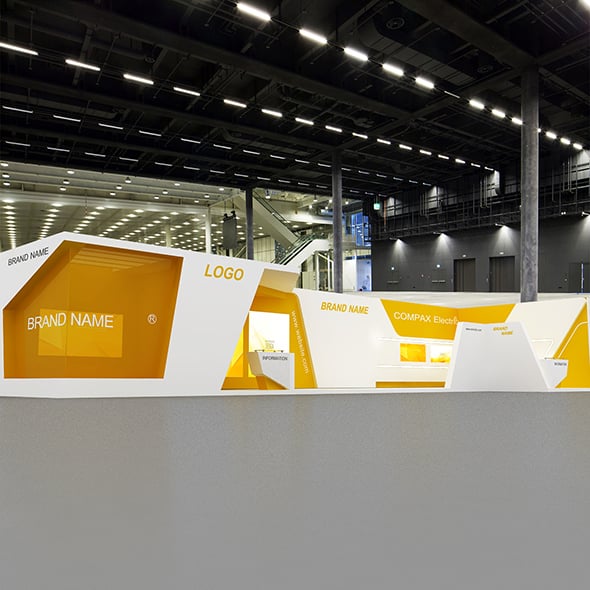 3D Exhibition Booth - 3DOcean Item for Sale