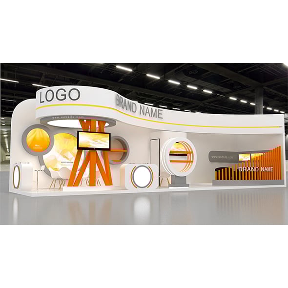 3d Booth - 3DOcean Item for Sale