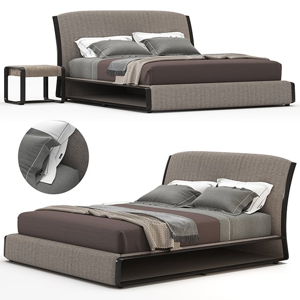 Wynwood Bed By Ferre Home - 3DOcean Item for Sale