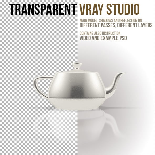 Transparent VRay Studio - 3DOcean Item for Sale