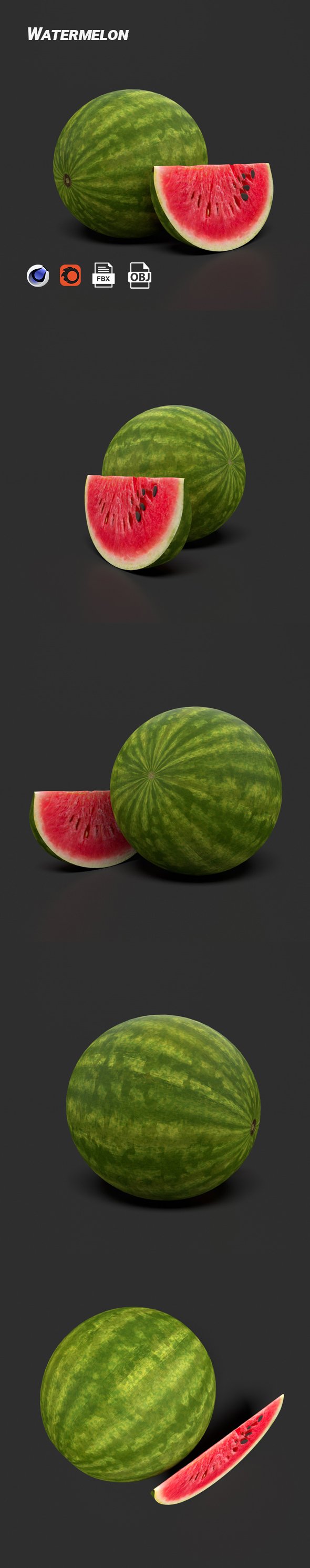 Watermelon - 3DOcean Item for Sale