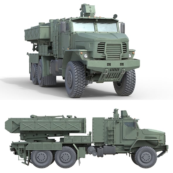 TOS 2 Multiple Rocket Launcher - 3DOcean Item for Sale