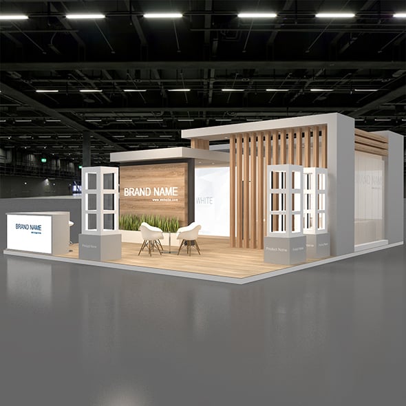 3d Booth - 3DOcean Item for Sale