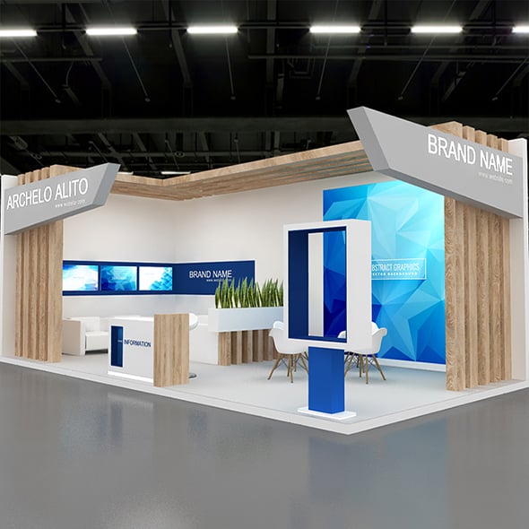 Exhibition Booth - 3DOcean Item for Sale
