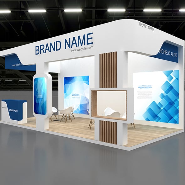 3D Exhibition Booth - 3DOcean Item for Sale