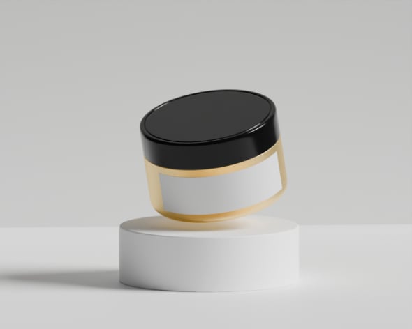 Cosmetic Bottle 3D Model - 3DOcean Item for Sale