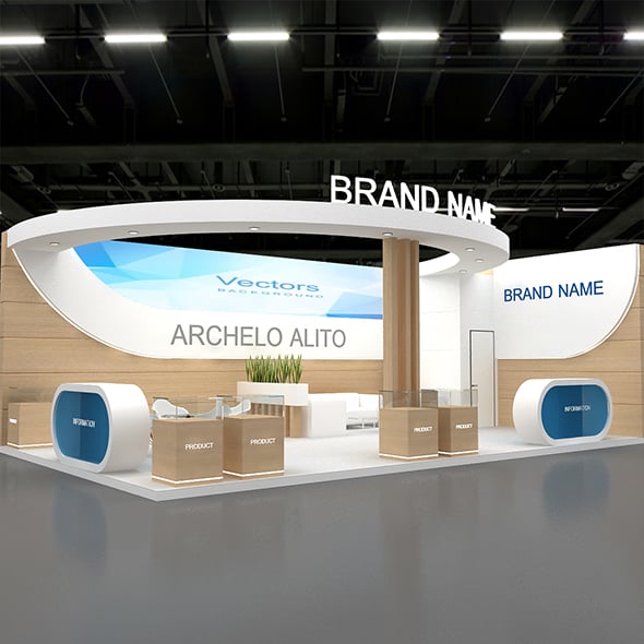 3d Booth Exhibition - 3DOcean Item for Sale