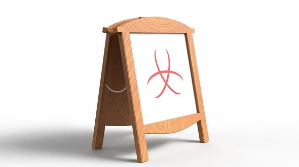 Game-Ready Signboard - 3DOcean Item for Sale