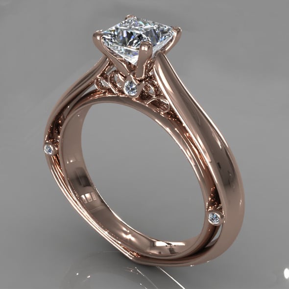 Diamond Ring Creative 014 - 3DOcean Item for Sale