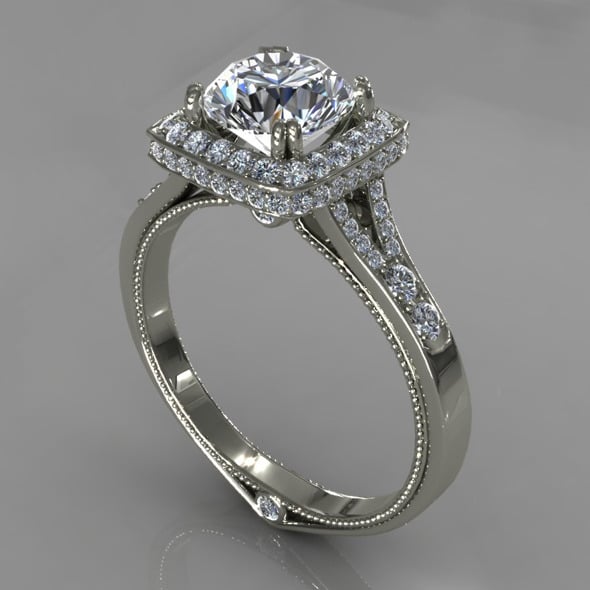 Diamond Ring Creative 024 - 3DOcean Item for Sale